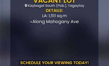 For Sale: Vacant Lot in Tagaytay City