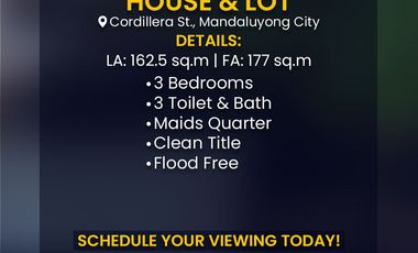 For Sale: House and Lot in Boni, Mandaluyong
