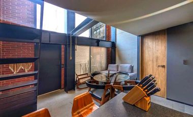 En Renta increíble Departamento 1 recámara, doble altura