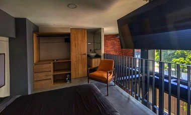 En Renta increíble Departamento 1 recámara, doble altura