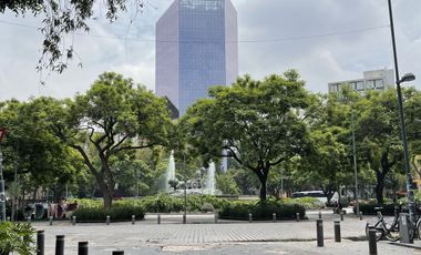 Depto. amueblado en renta a una cuadra de la Cibeles