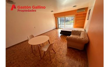 Venta 1 ambiente d 43 m2 al frente con balcón aterrazado vista  a la Biblioteca Nacional