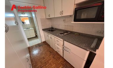 Venta 1 ambiente d 43 m2 al frente con balcón aterrazado vista  a la Biblioteca Nacional