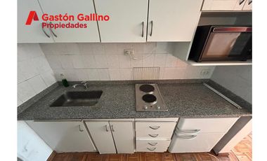Venta 1 ambiente d 43 m2 al frente con balcón aterrazado vista  a la Biblioteca Nacional