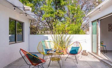 RENTA PENT HOUSE ESTILO MEXICANO, SÚPER CÉNTRICO, SAN MIGUEL CHAPULTEPEC SECC II