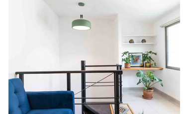 RENTA PENT HOUSE ESTILO MEXICANO, SÚPER CÉNTRICO, SAN MIGUEL CHAPULTEPEC SECC II