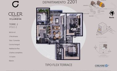 Preventa de Departamentos Celer Towers, Jilotzingo