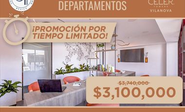 Preventa de Departamentos Celer Towers, Jilotzingo