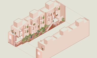 Casa en venta en condominio estilo Town House en Alamos en Benito Juarez en Cdmx