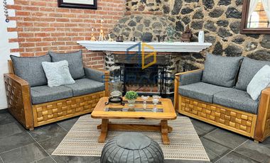 CASA DE CAMPO AMUEBLADA CON CABALLERIZAS EN  PRADERAS DEL POTRERO, HIDALGO