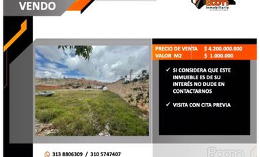 VENTA LOTE INDUSTRIAL 4.202 M2 EN CAZUCA SOACHA