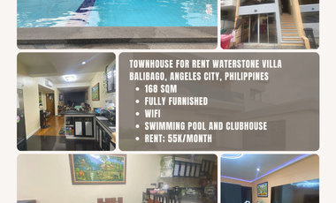 TOWN HOUSE FOR RENT BALIBAGO ANGELES CITY