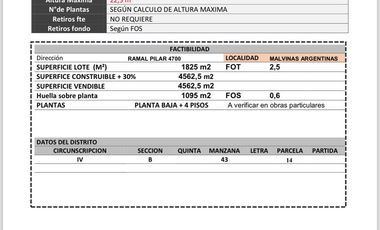 Venta Galpón Ramal Pilar zona industrial