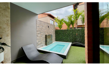 Extraordinaria casa remodelada en Mukava del Valle con Jacuzzi. Cerritos. Pereira - Colombia.