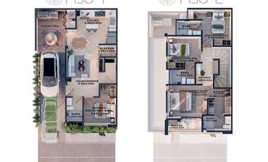 Fika Town House Conjunto Residencial proyecto de casas en Cerritos. Pereira - Colombia.