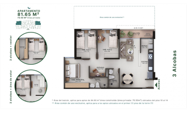 Majestuoso Conjunto Residencial. Proyecto de apartamentos en Cerritos. Pereira - Colombia.