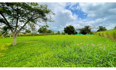 Extraordinario lote plano con arboles y vista a la montaña con 2832 m2. Entrada 4. Las Cascadas. Sazagua. Pereira.