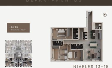 Departamentos en Venta en Huasteca Real