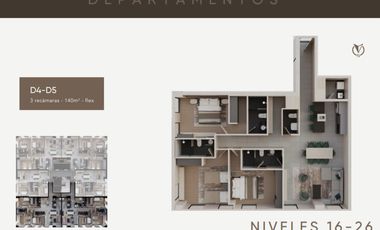 Departamentos en Venta en Huasteca Real