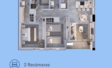 Departamentos en Venta en Pedregal de La Huasteca