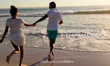 En venta Terreno en  Playa Tierra Blanca, Puerto Escondido, Oaxaca