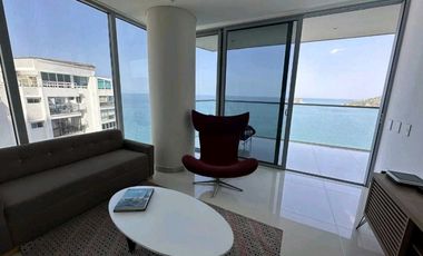 APARTAMENTO AMOBLADO, 3 ALCOBAS, FRENTE AL MAR, GAIRA, SANTA MARTA