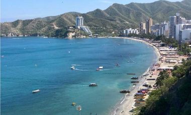APARTAMENTO AMOBLADO, 3 ALCOBAS, FRENTE AL MAR, GAIRA, SANTA MARTA
