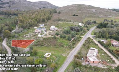 LOTE ZONA GOLF TANDIL