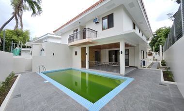 House and Lot with Pool For Rent Ayala Alabang Muntinlupa 4BR with Den