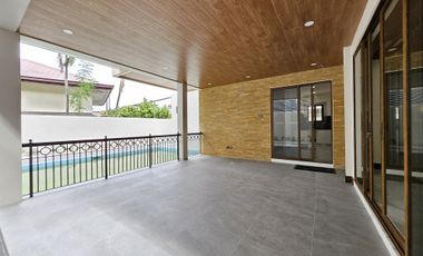 House and Lot with Pool For Rent Ayala Alabang Muntinlupa 4BR with Den