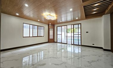 House and Lot with Pool For Rent Ayala Alabang Muntinlupa 4BR with Den