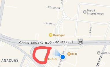 TERRENO COMERCIAL EN RENTA ZONA SANTA CATARINA