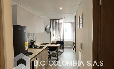 APARTAESTUDIO 710 EDIFICIO SOY 21 EN ARRIENDO - LAS NIEVES - BOGOT
