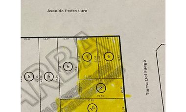 IMPORTANTE LOTE - 4 PARCELAS  - LURO Y TIERRA DEL FUEGO