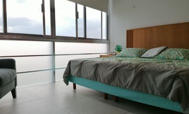 DEPARTAMENTO EN VENTA PLAYA MERIDA, 3 RECÁMARAS. TOTALMENTE AMUEBLADO