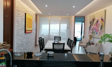 DEPARTAMENTO EN VENTA PLAYA MERIDA, 3 RECÁMARAS. TOTALMENTE AMUEBLADO