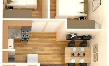 2 BEDROOM CONDO 40SQM AT TERRACES JUBILATION BINAN LAGUNA