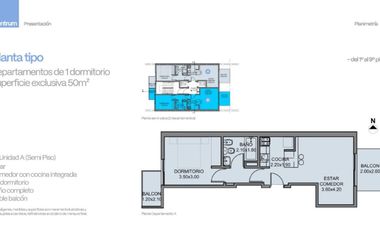 VENTA DEPTO 1 DORM EN POZO CONSTITUYENTES STA FE