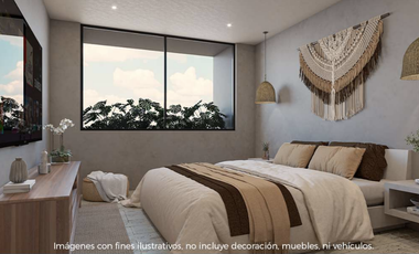 PH con roof garden frente a Playa Sisal Yucatán (MACM)