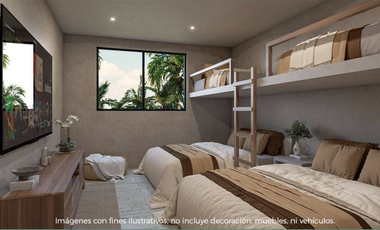 PH con roof garden frente a Playa Sisal Yucatán (MACM)