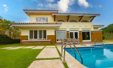 SE VENDE VILLA LUJOSA DE 4 REC.AMUEBLADA EN TUCAN COUNTRY CLUB(VL4L)