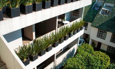 Estético y acogedor loft con balcón, muy cerca de Palmas y Polanco