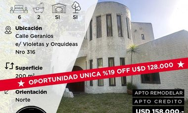 Casa a la venta en Costa del Este - Calle Los Geranios e/ Violetas y Orquideas al 316