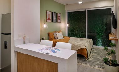 Estudio de Oportunidad en Playa del Carmen, a 10 minutos caminando del mar