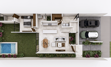 Casa en venta en Mérida, Solea, Margaritas Cholul (Kira)