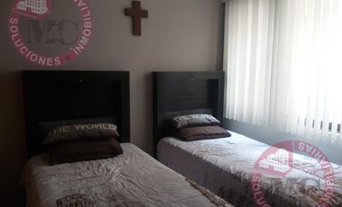 DEPARTAMENTO AMUEBLADO EN RENTA, PRIVADA RINCONADA DE LA ASUNCIÓN