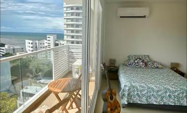 Acogedor Apartaestudio en edificio Eira - cerca la playa los cocos