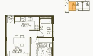 Venta, Departamento, 2 Ambientes, Balcón, Moron