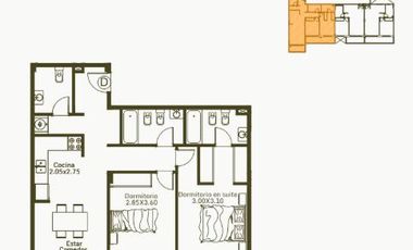 Venta, Departamento, 2 Ambientes, Balcón, Moron
