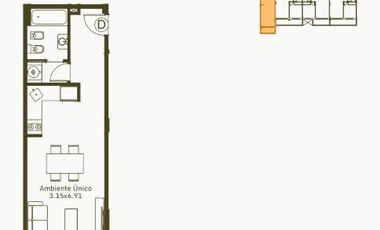 Venta, Departamento, 2 Ambientes, Balcón, Moron